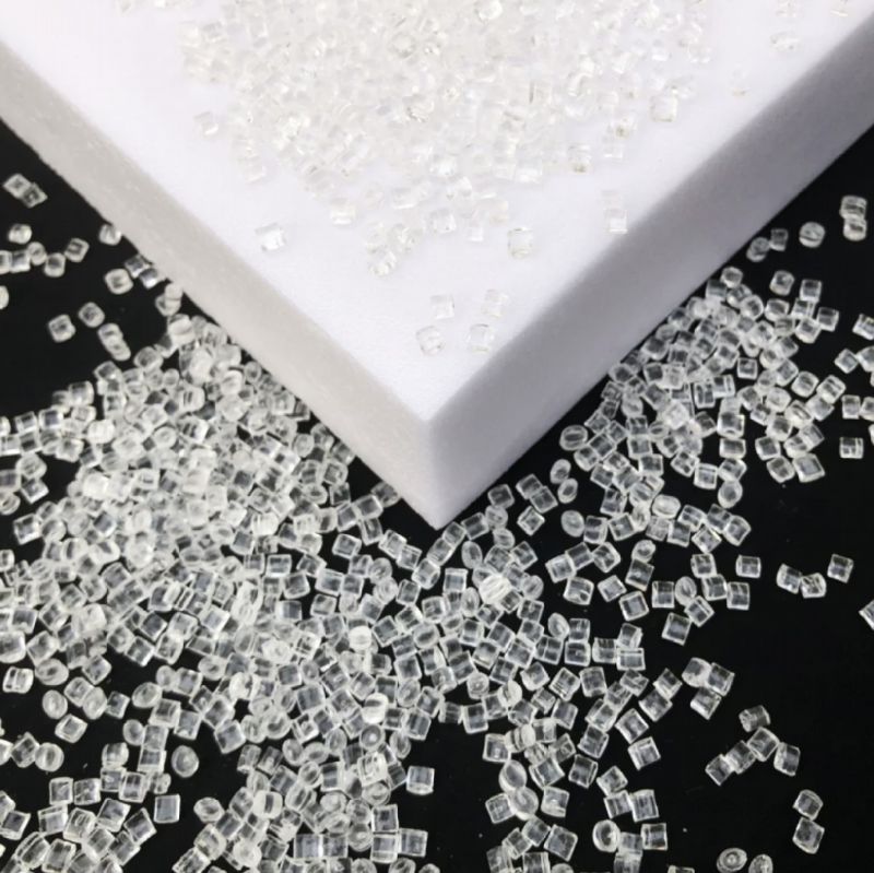 Polystyrenpellets för extruderad kartong
